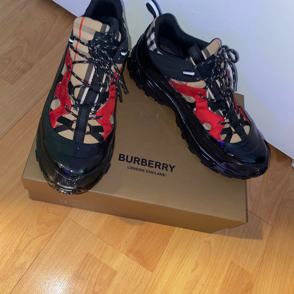 Vintage Check Cotton and Nylon Arthur Sneakers